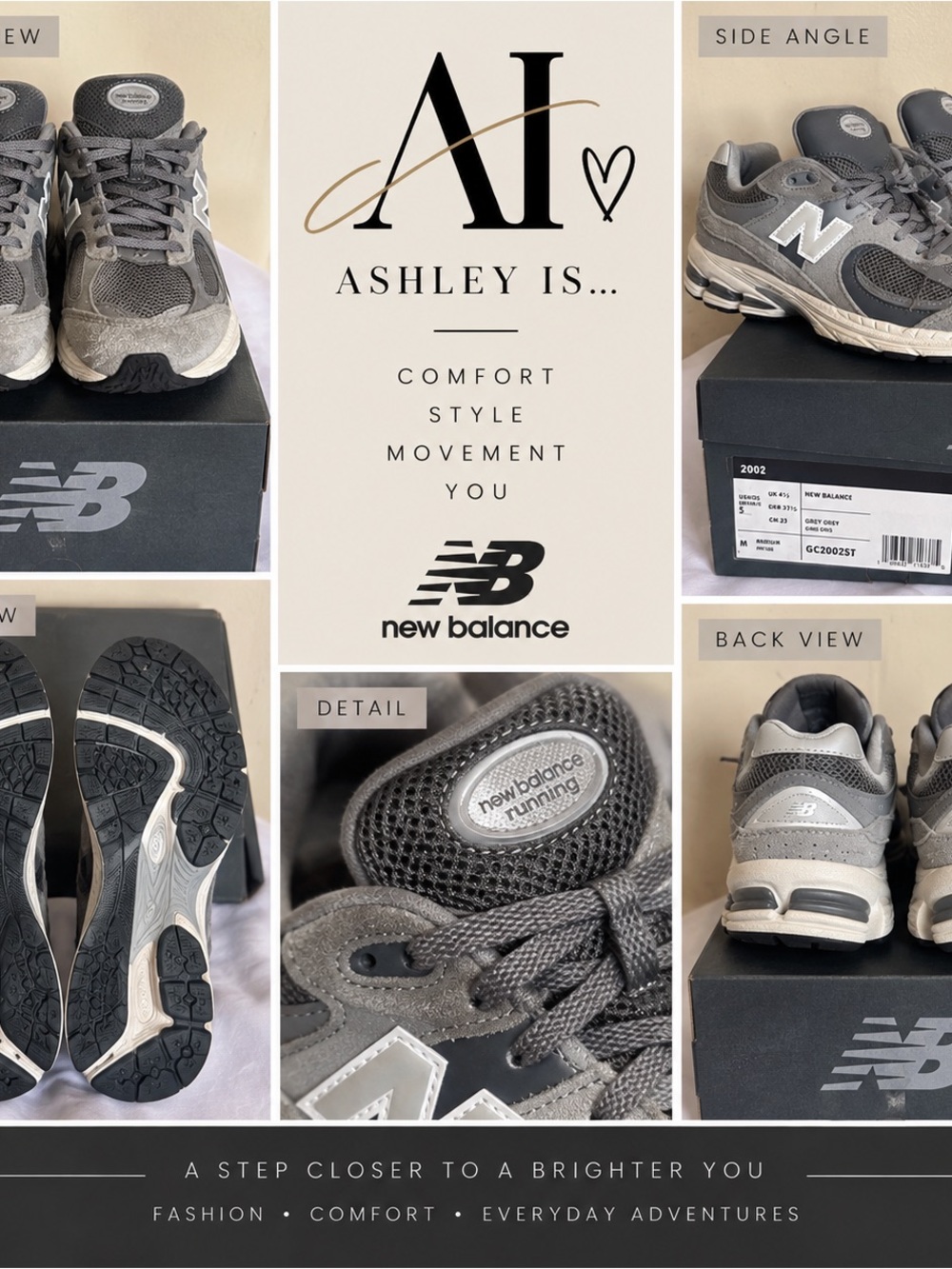 New Balance Kids Gray and White Sneaker